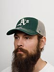 Бейсболка 47 BRAND арт. B-TRWLR18GWP-VG Oakland Athletics MLB (зеленый)